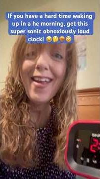 Get out of Bed Now! Sharp Super Loud Alarm Clock for Heavy Sleepers! #wakeup