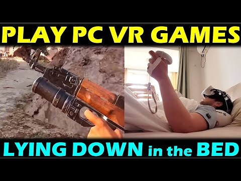 Lie down & play VR games on the bed! ALVR quick guide, how to do lying down VR Quest 2 Quest 3 2024