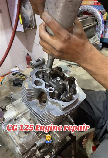 Complete Repair of Honda 125 Engine Head & Cylinder