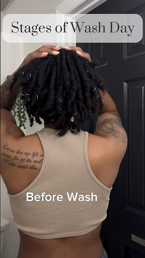 The Stages Of Wash Day | loc wash day | 2 strand twist starter loc journey