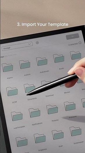 How to import local templates into the Notes App
