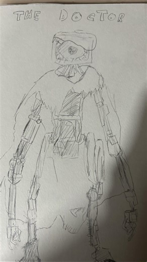 The doctor drawing! Doey next!