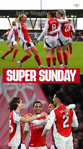 One Super Sunday for The Arsenal. | Arsenal
