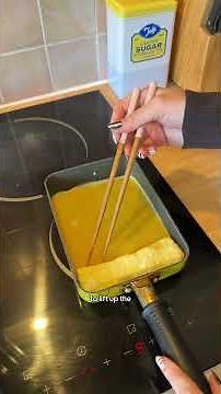 How to make tamagoyaki, Japanese rolled omelette 卵焼き