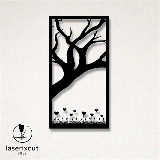 Tree Branch Swing Laser Cut Vector Design – SVG, DXF, Ai, Pdf Files for Glowforge, Cricut, CNC, Metal, Wall Decor, Digital Instant Download - Etsy UK