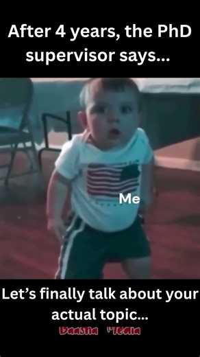 When Your PhD Supervisor Says “Let’s Discuss Your Actual Topic”… After 4 Years 😭 | PhD Meme
