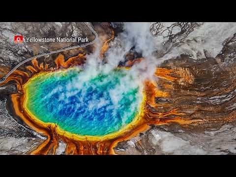 Grand Prismatic Spring in Yellowstone National Park