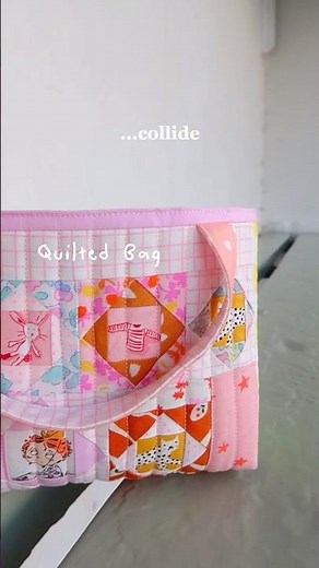 Quilted Patchwork Bag ❤️ Sewing Pattern and Video Tutorial for Beginners #sewing