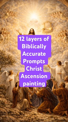 12 Scripturally-Accurate AI Prompts — The Ascension of Christ (Process Video)