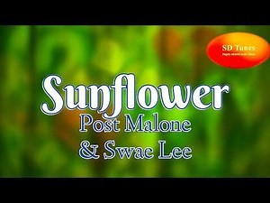 Post Malone and Swae Lee - Sunflower (Movie - Spider-Man: Into the Spider-Verse) (lyric video)