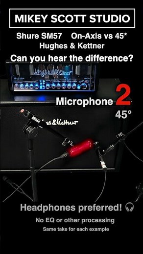 Can You Hear The Difference? SM57 On-Axis vs 45° vs Blend | Guitar Cab Mic Test
