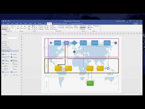 Unistep-5. Export a Visio BPMN diagram as animated HTML and MP4 video in drill-down mode