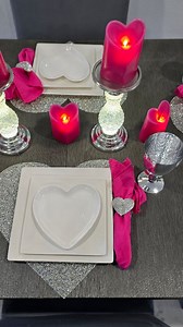 4.9K views · 2.6K reactions | Since Houston was shut down today. I decided to change my table color. I love this raspberry/fushia color for winter. I love playing with colors. I think I will do a red table next. Shop my home from the Like to Know app in my Instagram bio. #winterdecor #Valentinesdecor #popofcolor #valentinesidea #houstonsnowday | Home Body with Forlisa | Facebook