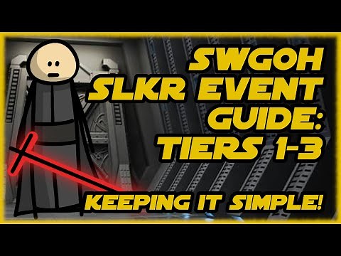 Supreme Leader Kylo Ren Event Guide - Tiers 1-3! Keep it simple and don't drop tickets!