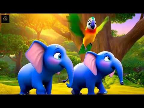 Five Little Elephants Song 🐘 | Dance, Stomp & Sing Along