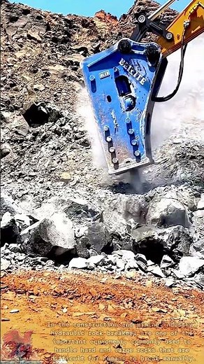 Large capacity hydraulic rock breaker || Construction technology