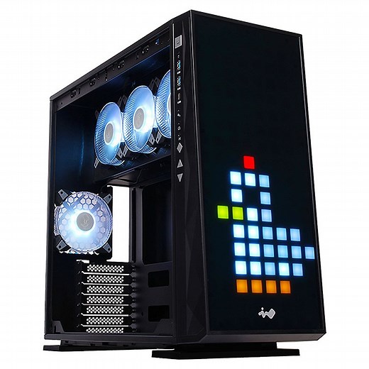 In Win 309 Gaming Edition ARGB Tempered Glass Mid-Tower ATX Case - Black