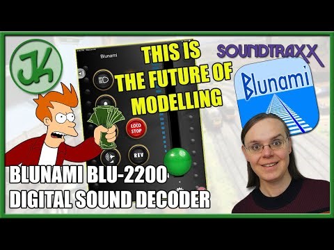 The Future of Model Railways is Here! Soundtraxx Blunami BLU-2200 Bluetooth Control DCC system
