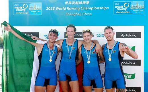 Canottaggio, Italia campione del mondo nel quattro di coppia