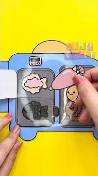 붕어빵 푸드트럭 스퀴시북🚚 무료도안 / DIY/craft /free printble/squishy book/ 무료 도안과 만들기 영상은 설명 확인 하기👀
