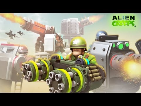 Alien Creeps TD Level-1 to ? Part-75 Running Game Play Live