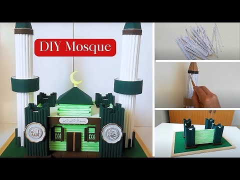 DIY Cardboard Mosque: Build an Incredible Miniature Model! 🕌✨