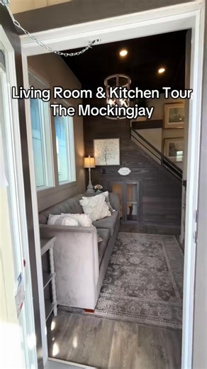 Meet The Mockingjay — where charm takes flight! 🕊️✨ This exclusive Kelley WalkerXCowtown Cottages design features a clever split kitchen living room layout, a cozy main floor “loft” for work or play, and a dreamy upstairs bedroom retreat. Bonus? There’s even a special nook just for your furry friends! 🐾 Unique, functional, and full of heart — this tiny home sings its own song. 💛🏡#TinyLiving #MockingjayModel #CowtownCottages #TinyHomeDesign #PetFriendlyTinyHome #TexasTinyHomes #HomeSweetTinyH