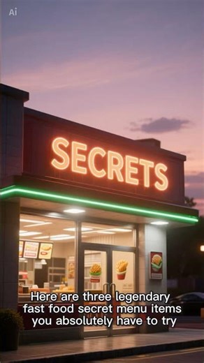 Top 3 secret menu items I bet you didn’t know existed🍔