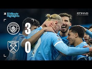 EXTENDED HIGHLIGHTS | Man City 3 - 0 West Ham | Reijnders goal and Haaland double sinks Hammers!
