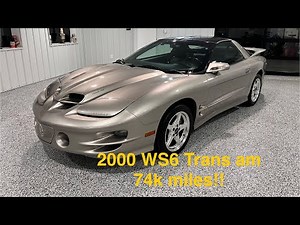 2000 WS6 Pontiac Trans am—-74k miles!!!