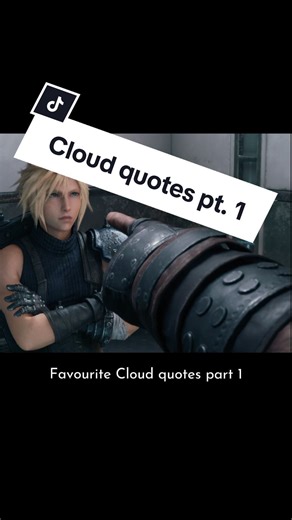Cloud Strife’s Emotional Quotes from FFVII Remake