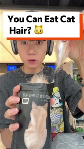 Cotton Candy is Cat Hair? 🐱 @daniellee0306 via IG