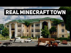 I’m Replicating a REAL TOWN in Minecraft
