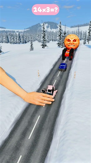 Massive Hand vs Cars Physics Demo - BeamNG.drive