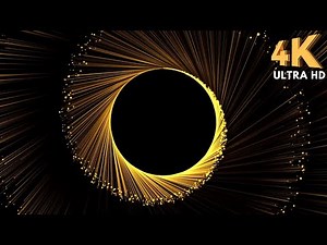 Abstract Black and Gold Modern Background Video 4k ULTRA HD Satisfying Calm Wallpaper, Screensaver