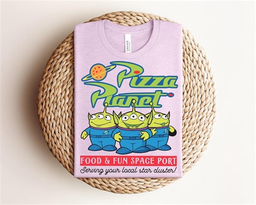 Toy Story Pizza Planet Alien Shirt, Pixar Food Fun Tee - Etsy