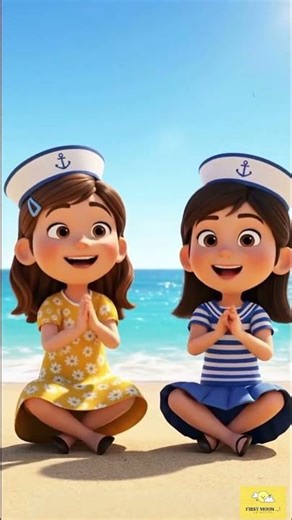🎶🎶“A Sailor Went to Sea 🌊 | Fun Kids Hand-Clapping Song | 3D Animated Shorts”🍭🍭🍭