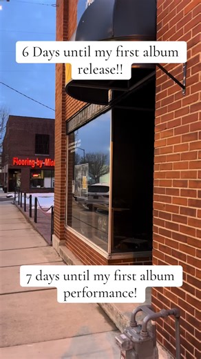 6 days until my first slbum, “Secret Refuge,” is available on streaming! 7 days until my first album performance! Come hear my friend, Claire Greene, and I perform the songs from the album live at @Thelavenderhour Sacred Space - 125 E Crawford St, 3rd Floor. 2/21/26 at 3:00 pm #newmusic #music #musician