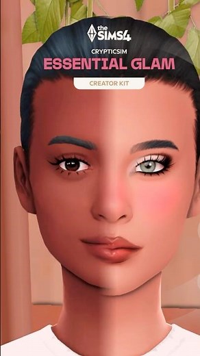 The Sims 4 NEW Essential Glam Creator Kit💄 | The Sims 4 Makeup CAS✨