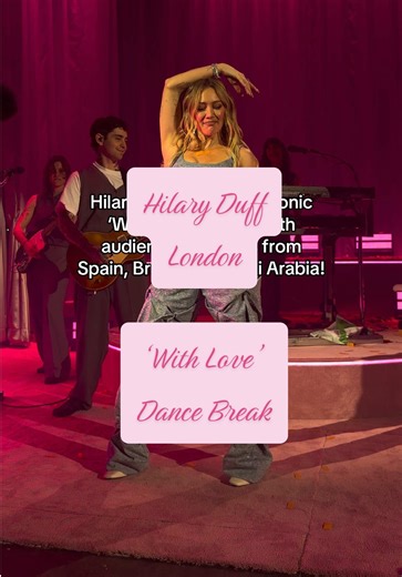 Hilary Duff's Iconic ‘With Love’ Dance Featuring Fans