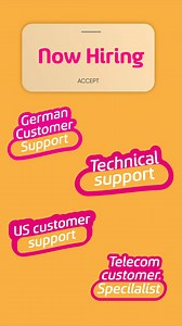 Join the Teleperformance family and be a part of a global community! We're now hiring dynamic and customer-focused individuals for various exciting roles: US Customer Support Technical Support Telecom Customer Specialist German Customer Support To secure your spot, simply complete the form below. https://shorturl.at/bdDF8 Are you passionate about customer service and have the skills we're looking for? Don't miss this opportunity to grow with a leading name in the industry. Apply now and take you