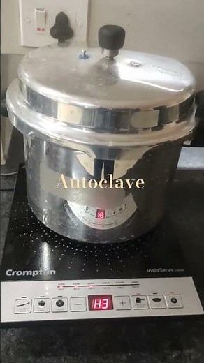 Autoclave Process by Pressure Cooker | Sterilization Process #youtubeshorts #viralvideo #shorts