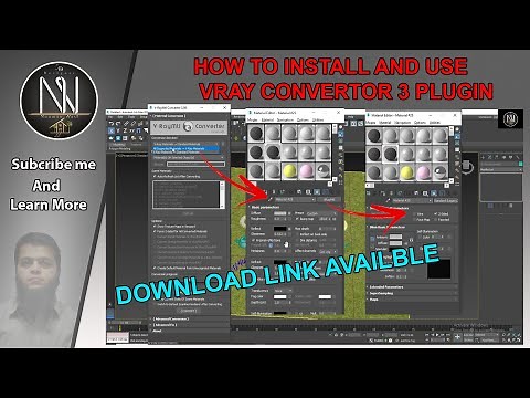 HOW TO INSTALL AND USE VRAY CONVERTOR 3 PLUGIN(DOWNLOAD PLUGIN)