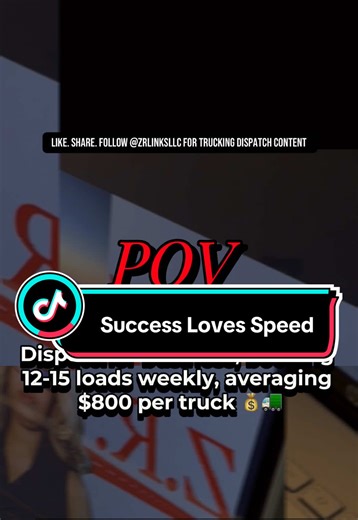 Hey twin 👋 Did you know? I started my freight dispatching business with right around six hundred dollars. Training, my LLC, my dispatcher documents, and the basics to get up and running. That was it. Nothing fancy, nothing complicated. Did you do the math? Averaging even one or two good carriers a week can change your entire income. Seeing those numbers hit for the first time blew my mind and I know it will blow yours too once you start moving the right way. If need Hands On training in order t