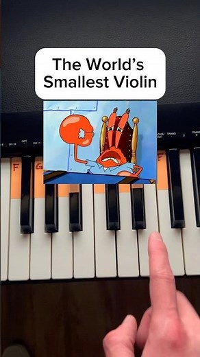 The World’s Smallest Violin - SpongeBob (Piano Tutorial) #pianotutorial #pianocover #piano