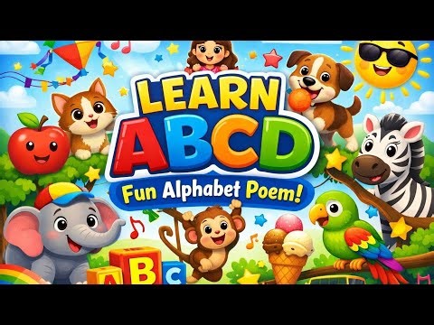 Learn ABCD | Alphabet Poem for Kids | A to Z Rhymes