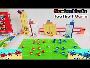 Numberblocks 22 new episode - Numberblocks 11 football game blue & red │making numberblocks│