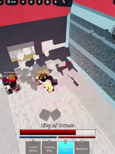 module yuji vs sukuna def cannon #jjs #roblox