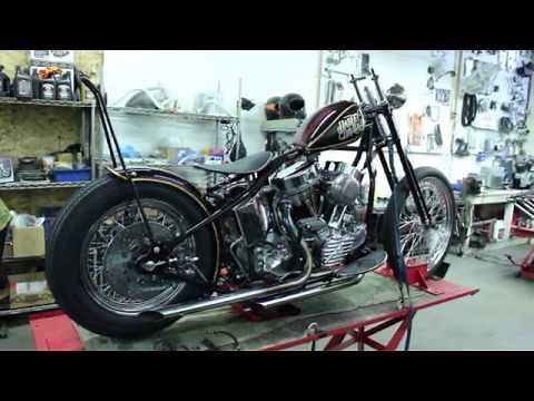 Harley Davidson Panhead Maintenance. Points+Timing+Pushrod Adjustment