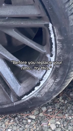 Curb damage? Don’t stress, fix it fast 😎 #autotips #musthave #fixityourself #rimrepair #carhacks